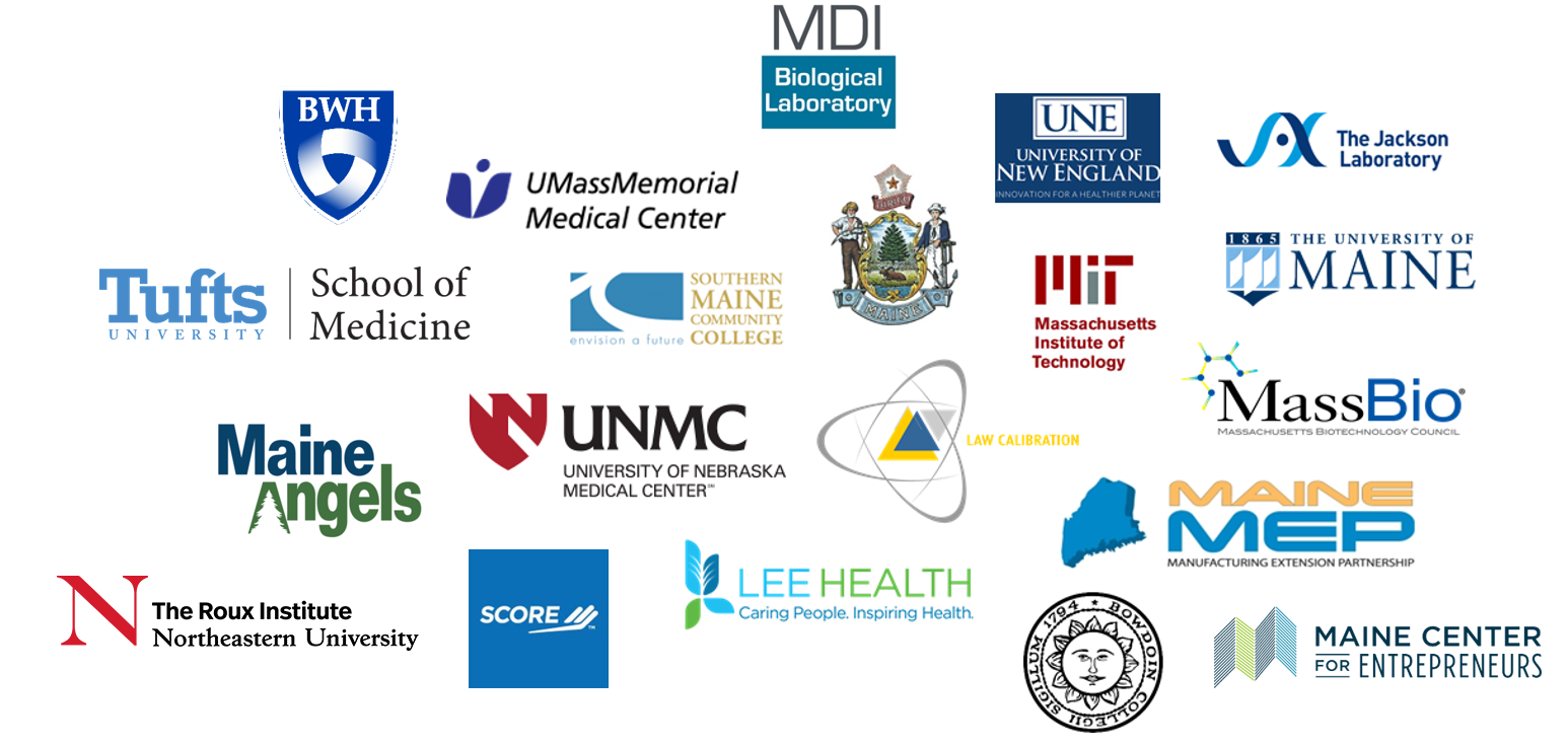 a large collage of logos of the Innovation Center collaborators