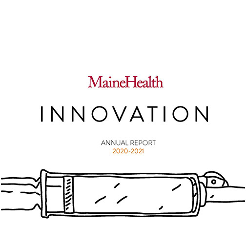 Cover of the MaineHealth Innovation Annual Report