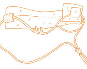 sketch of the breathe easier oxygen tubing wrap