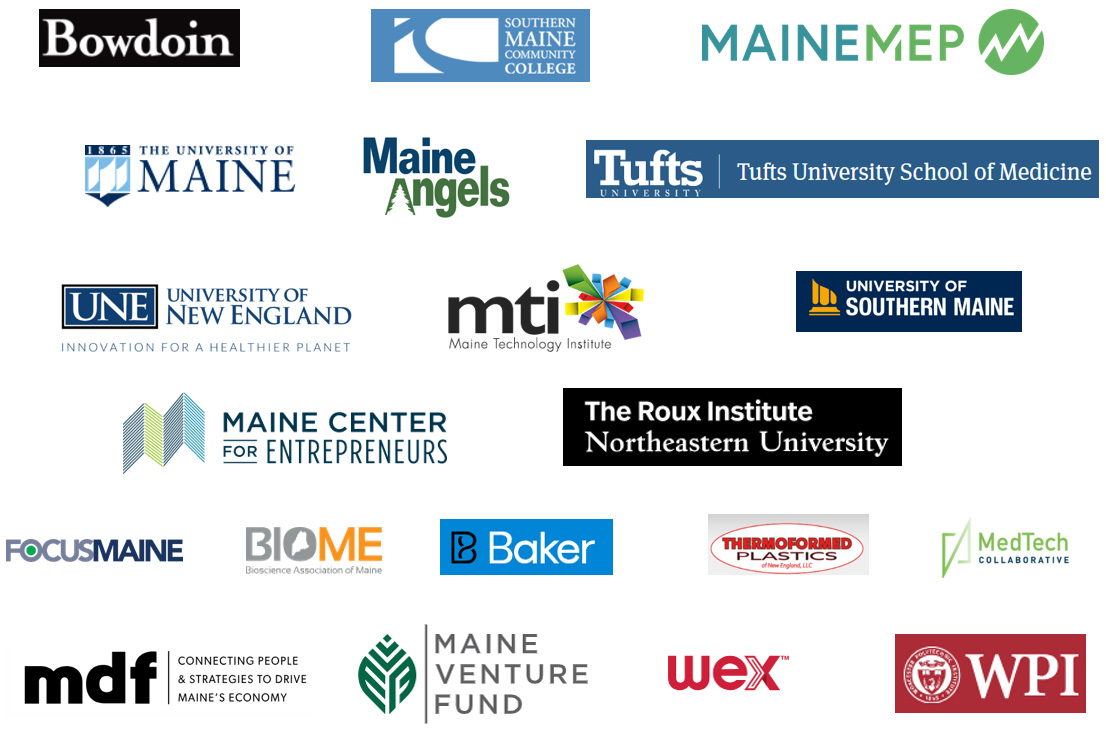 a large collage of logos of the Innovation Center collaborators